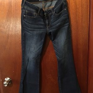 AE bootcut short jeans